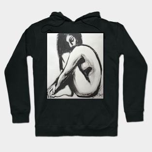 Posture 7 - Female Nude Hoodie